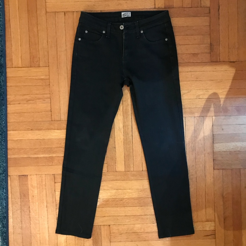 Naked & Famous Skinny Guy in Black Power Stretch